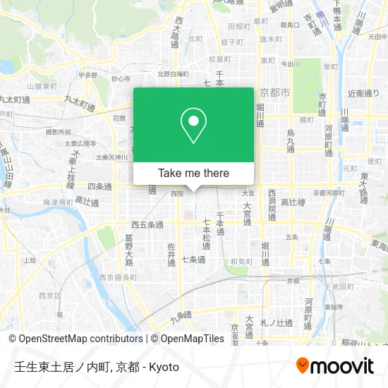 Mibu East Doi No Uchi Town map