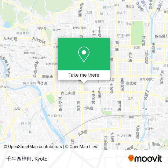 Mibu West Hinoki Town map