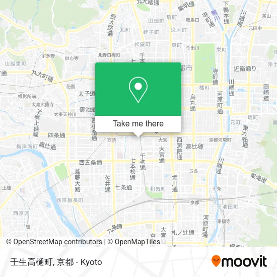 壬生高樋町 map