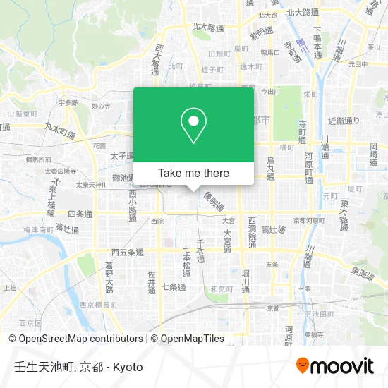 壬生天池町 map