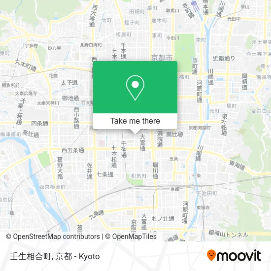 壬生相合町 map