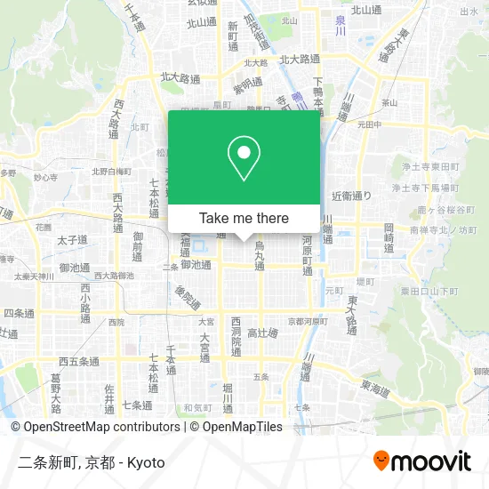 二条新町 map