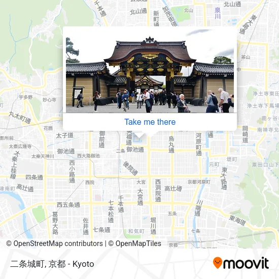 二条城町 map