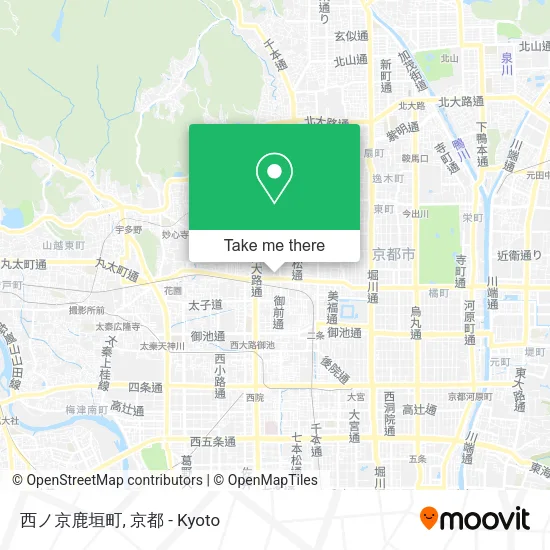 西ノ京鹿垣町 map