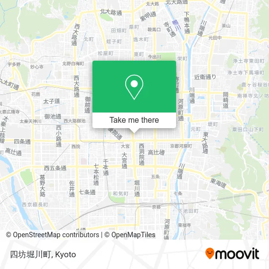 Fourth Ward Horikawa Town map