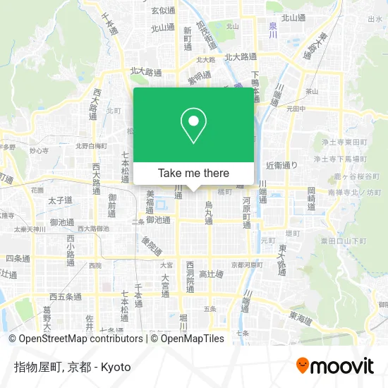 Sashimono-ya Town map