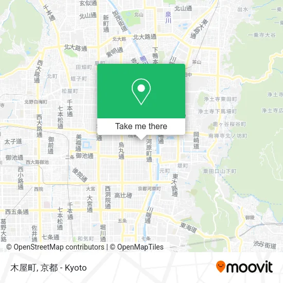 木屋町 map