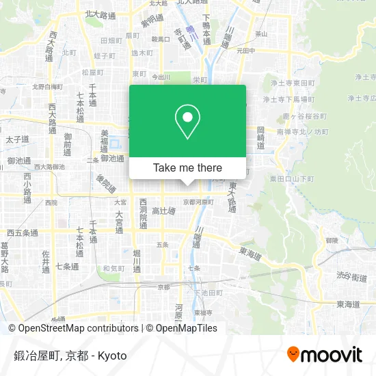 鍛冶屋町 map