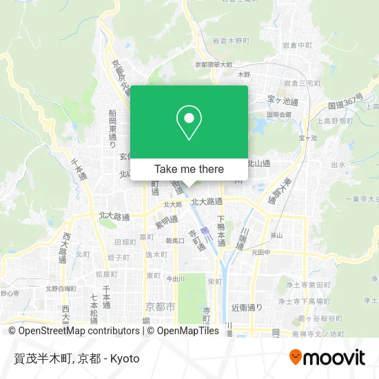 賀茂半木町 map