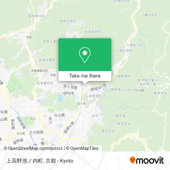 上高野池ノ内町 map