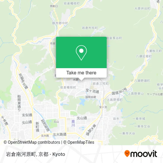 岩倉南河原町 map