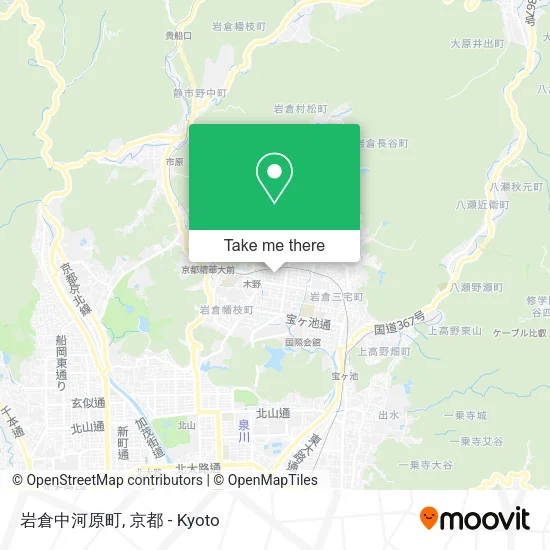 岩倉中河原町 map