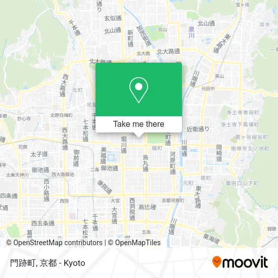 門跡町 map