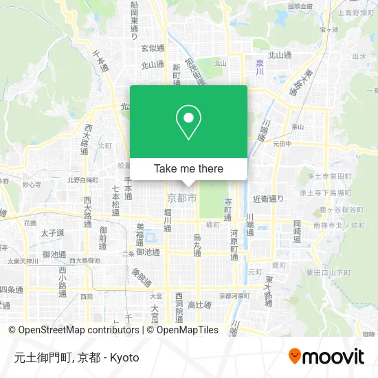 元土御門町 map
