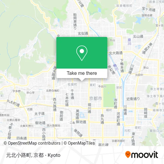 元北小路町 map