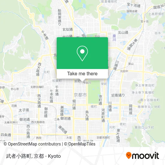 武者小路町 map