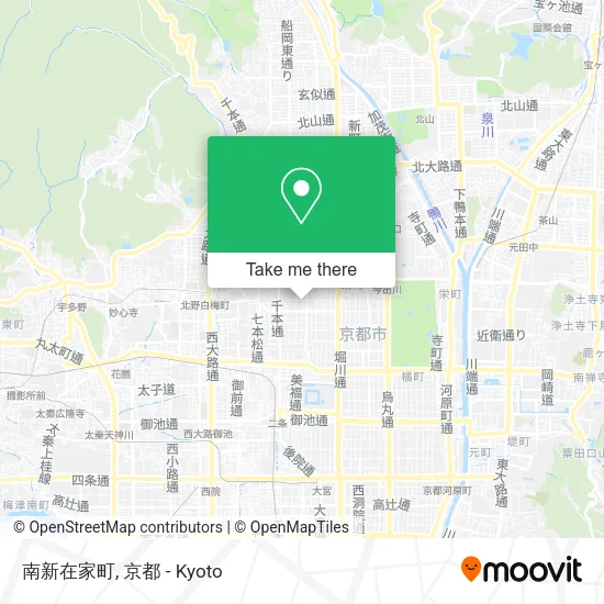 南新在家町 map