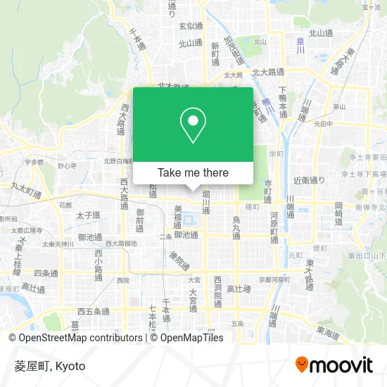 菱屋町 map