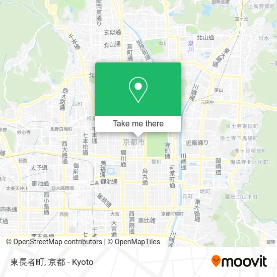 Higashi Chōja-cho map