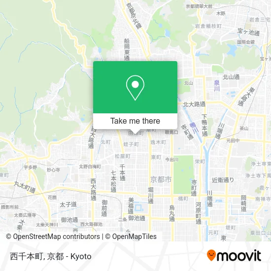 西千本町 map