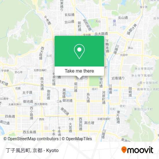 丁子風呂町 map