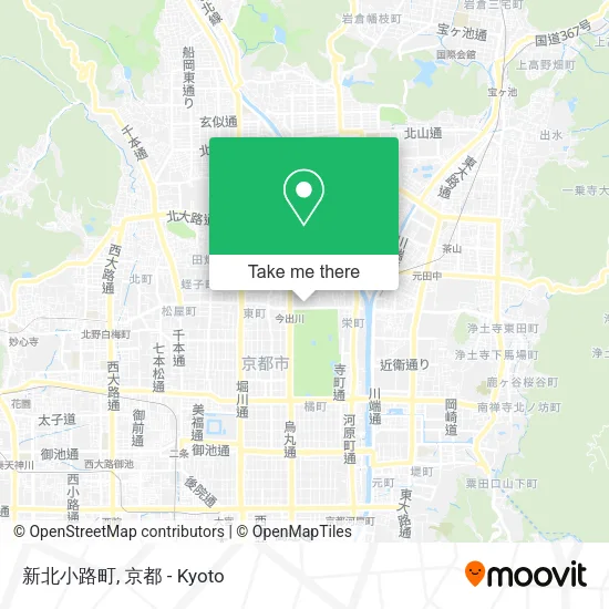 新北小路町 map