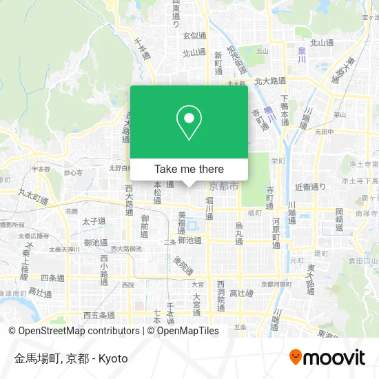 金馬場町 map