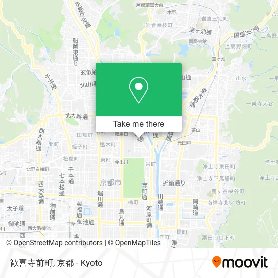 歓喜寺前町 map