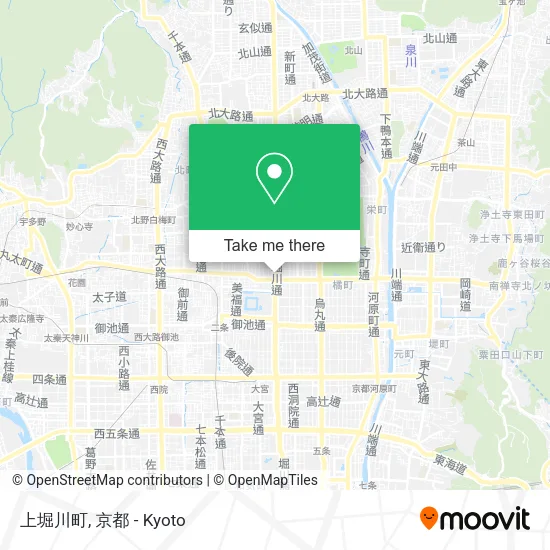 上堀川町 map
