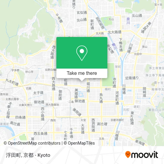 浮田町 map