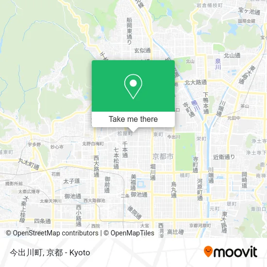 今出川町 map