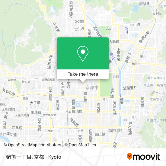 猪熊一丁目 map