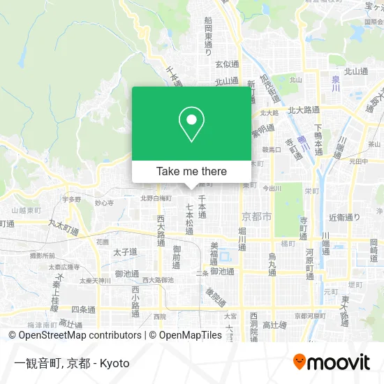 Ichi Kannon Town map