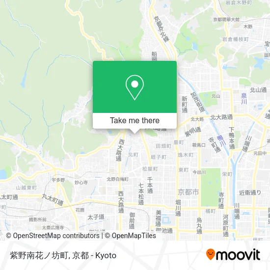 紫野南花ノ坊町 map