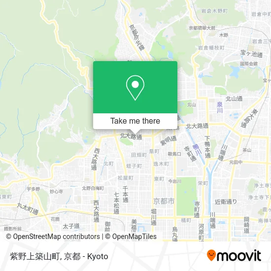 紫野上築山町 map