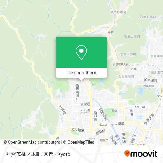 西賀茂柿ノ木町 map