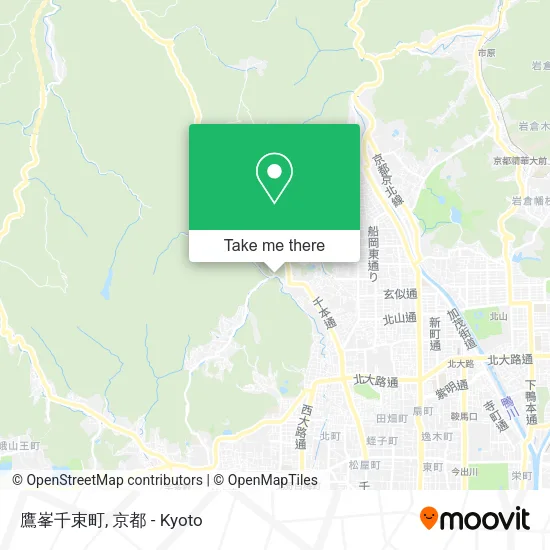 鷹峯千束町 map