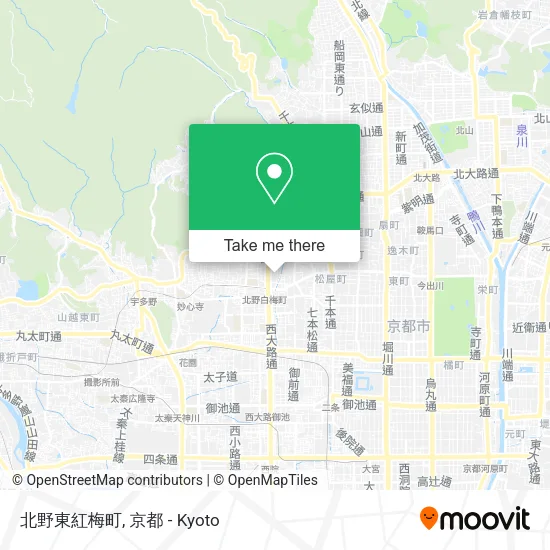 北野東紅梅町 map