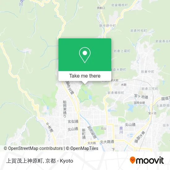 上賀茂上神原町 map