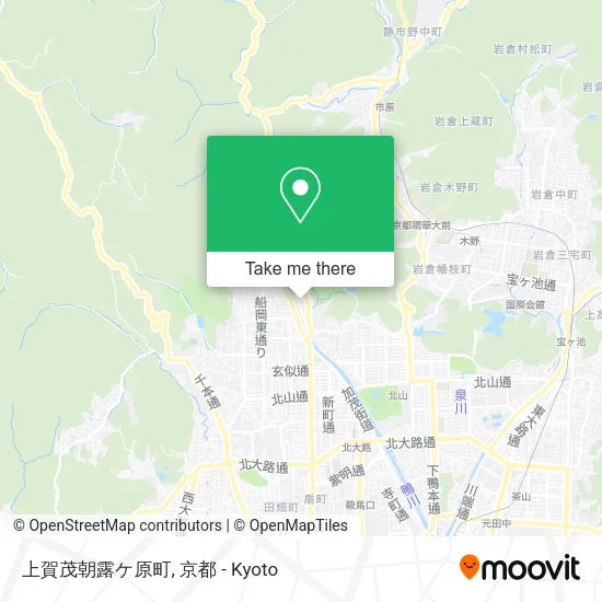 上賀茂朝露ケ原町 map