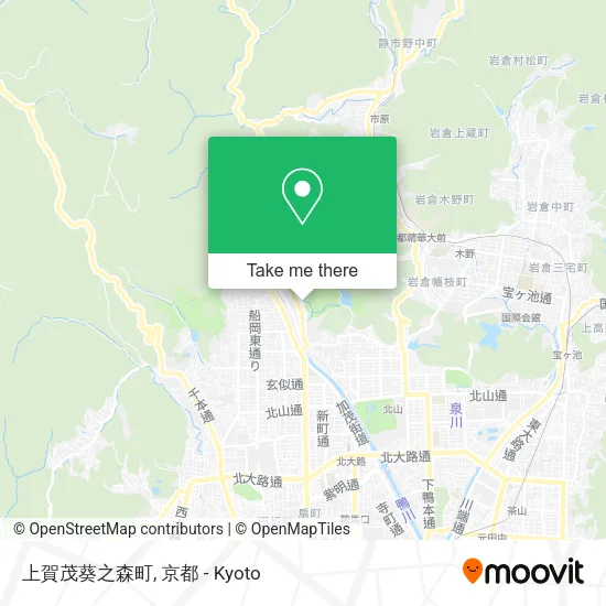 上賀茂葵之森町 map