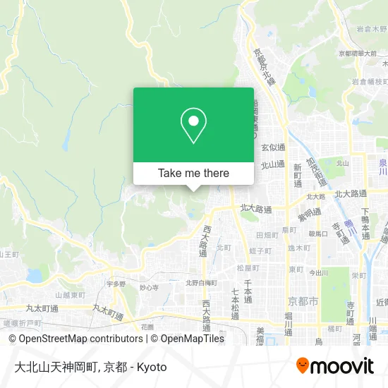 大北山天神岡町 map