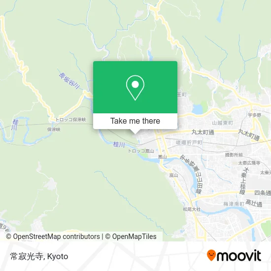 常寂光寺 map