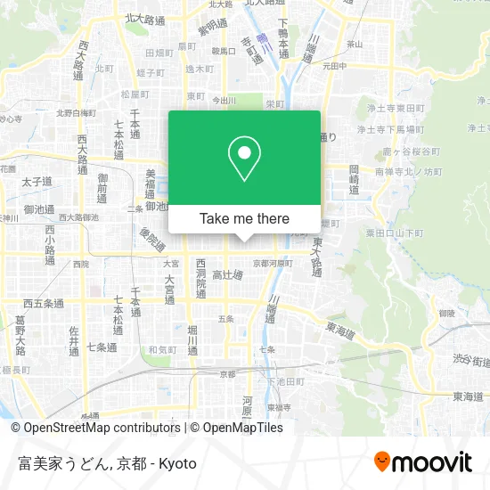 富美家うどん map
