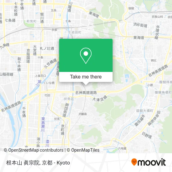 根本山 眞宗院 map