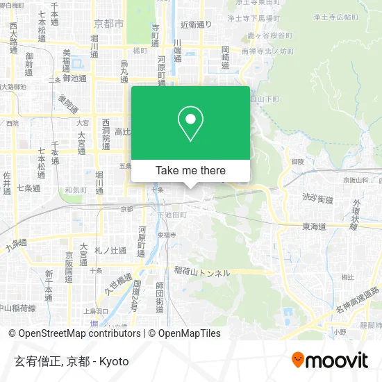 玄宥僧正 map
