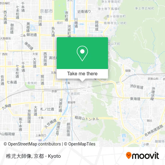 稚児大師像 map