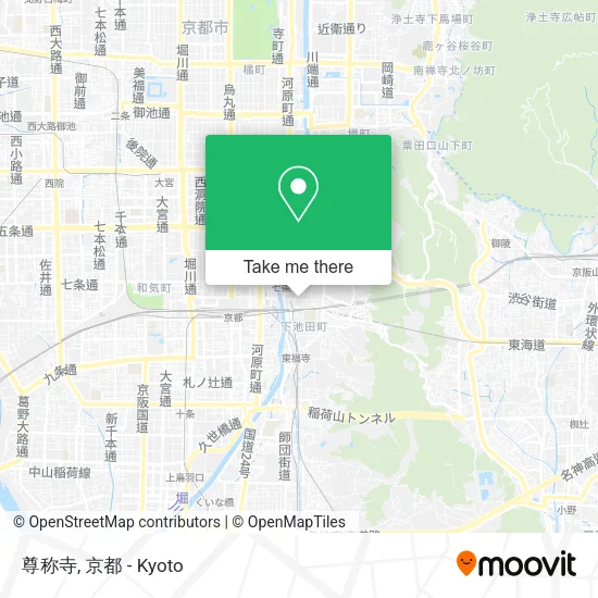 尊称寺 map