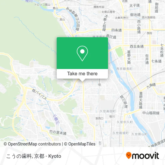 こうの歯科 map