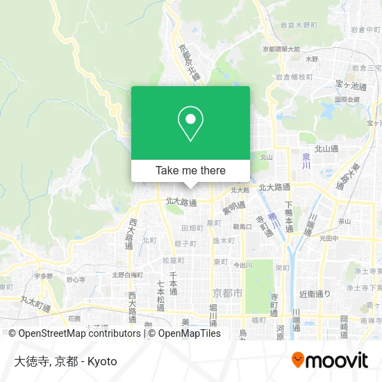 大徳寺 map